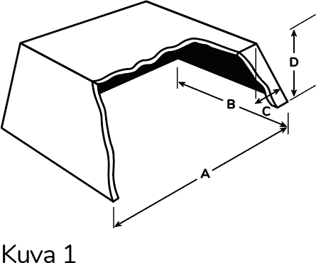 Mittaa moottoritilan sisämitat. Pilssille paras vaihtoehto on Meluton Reduce® Heavy Layer, joka ei ime nesteitä.